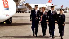 Die Crew von Air Malta bringt Sie von 7 deutschen Flufhäfen auf die Inseln