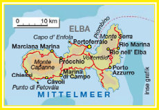Elba-Karte