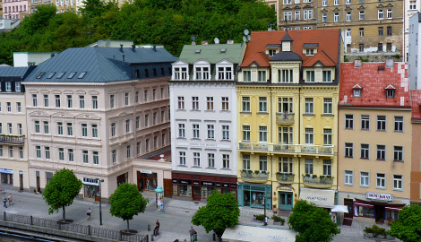 Berühmt für ihre Heilquellen: die tschechische Stadt Karlsbad - Foto: Wikipedia